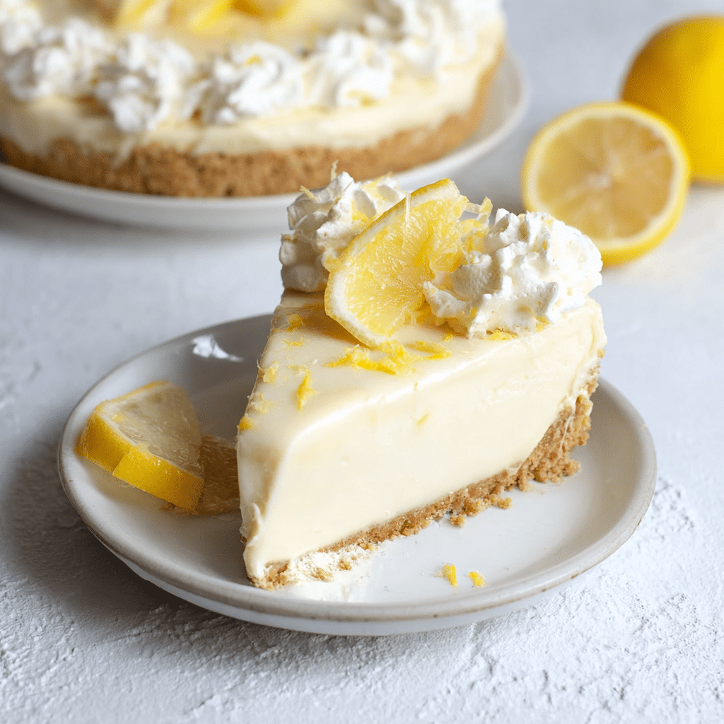 4 Ingredient No Bake Lemon Cheesecake – Easy, Creamy, and Zesty 54 4 Ingredient No Bake Lemon Cheesecake