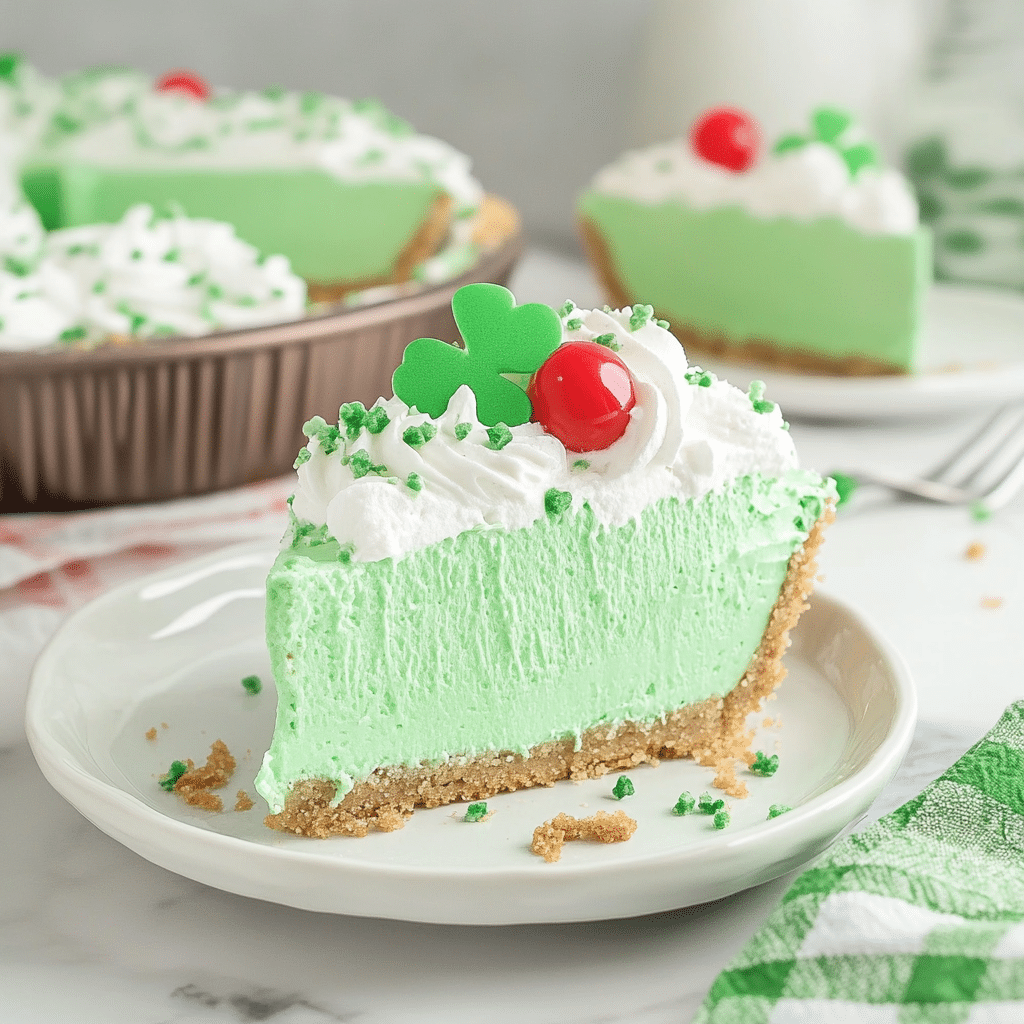 Shamrock Shake Pie